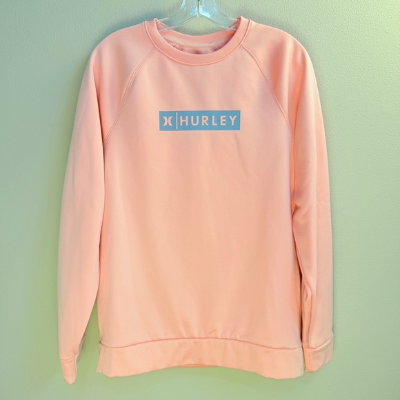 Hurley Tops - SOLD Hurley Women’s Logo Crewneck Pullover Sweatshirt Small Long Sleeve Casual